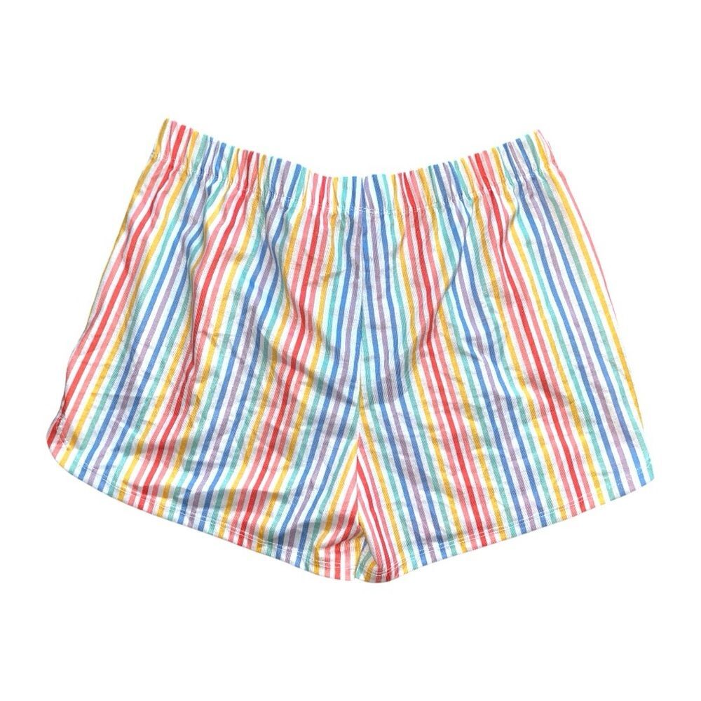Cat & Jack Girls' Pajama Shorts - Rainbow Stripe